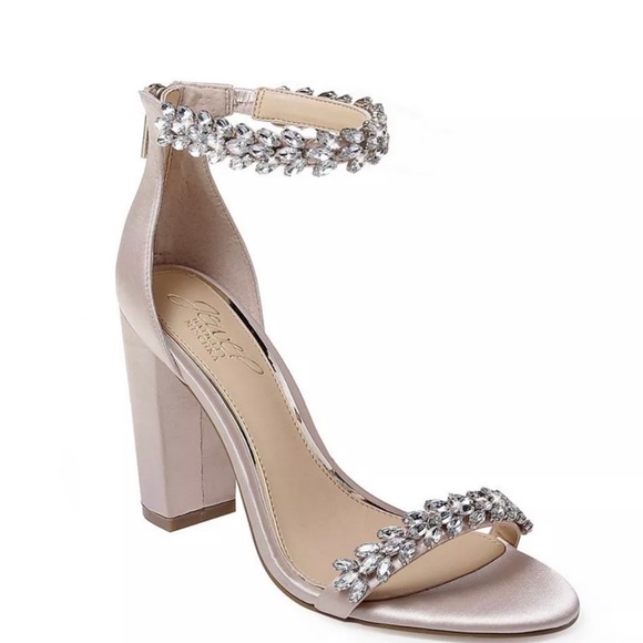 Badgley Mischka Shoes - Badgley Miscka Mayra Evening Sandals rose gold